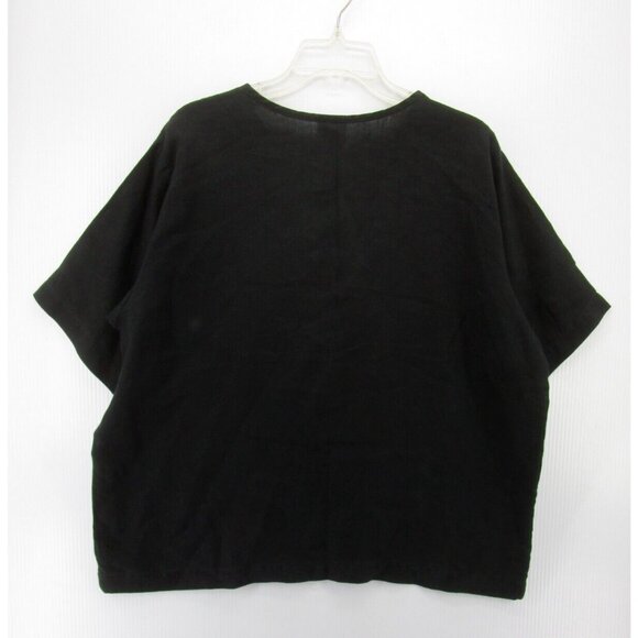 CTC Linens Top Large Blouse Pullover Lagenlook Peasant Cottage Core - Picture 6 of 10